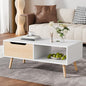 Cozy Castle Modern Coffee Table, Wooden Cocktail Table by CozyCastle