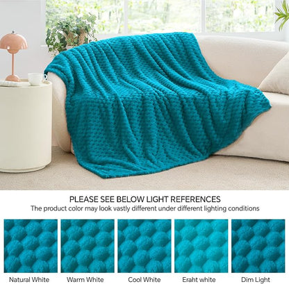 BEDELITE Jewel Blue Throw Blanket - Image 7