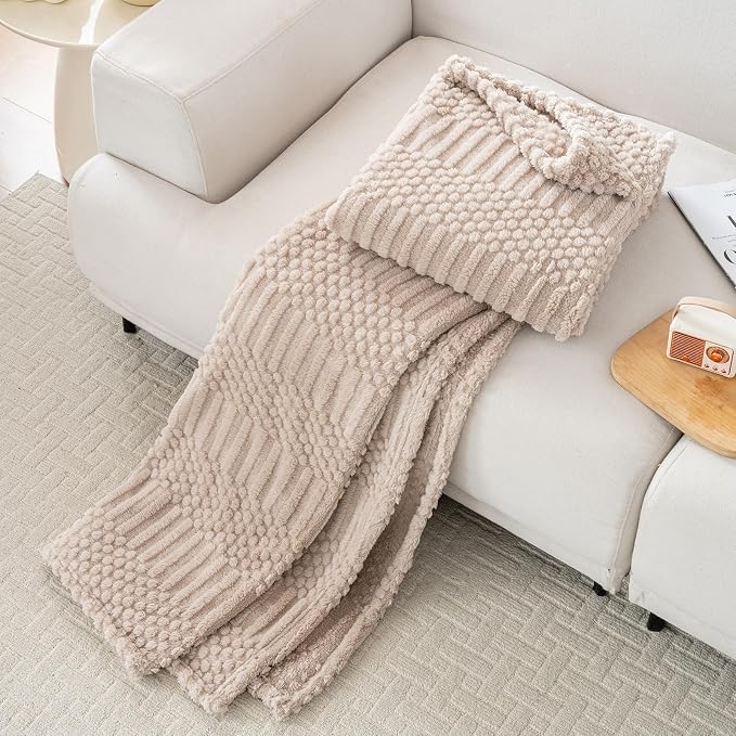 90x104 Inch Brown King Size Blanket - Image 5