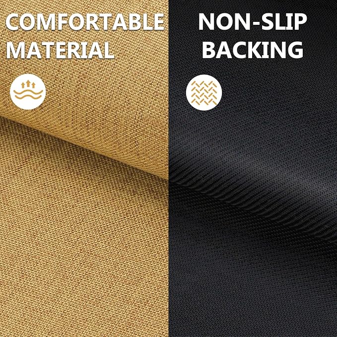 Ultra Thin Indoor Door Mat 17"x29", Non Slip Low-Profile Doormats | Rubber - Image 3