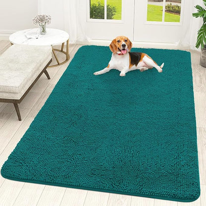 OLANLY Dog Door Mat for Muddy Paws 70x46, Super Absorbent Chenille Mud Mat | by OLANLY