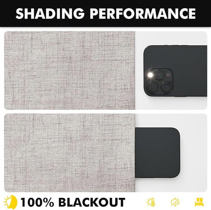 MIULEE 100% Blackout Linen Curtains - Image 7