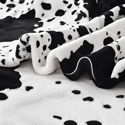 Edenleaf Cow Print Blanket, Ultra Soft Cozy Throw - Image 3
