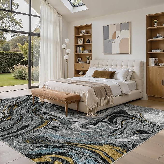 DMOYEST 7x9 Area Rug for Living Room - Image 6