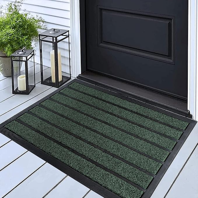ubdyo Extra Durable Door Mat Outside Entrance | Dirt Trapping, Non-Slip Backing by UBDYO