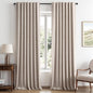 MIULEE 100% Blackout Linen Curtains by MIULEE