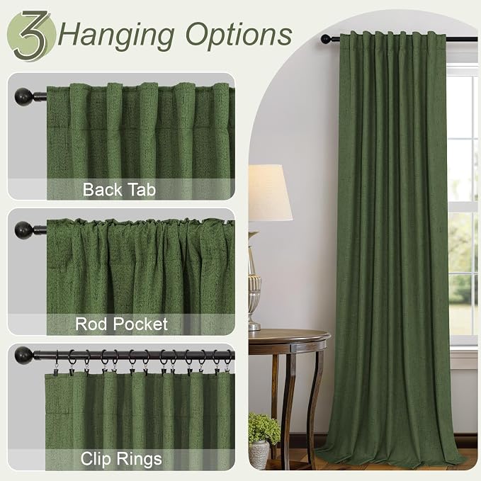 Christmas Green Blackout Curtains - Image 6