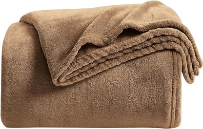 KMUSET Brown Throw Blanket Twin Size by COZYBLANKETHappyHomeLife