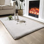Ashler HOME DECO Ultra Soft Faux Rabbit Fur Chair Couch Cover Area Rug by AshlerHomeDeco
