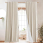 NICETOWN 100% Blackout Linen Curtains by NICETOWN