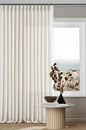 98 Inch Long Curtains Pinch Pleat Linen Curtains 2 Panels Natural | Light by Twodrapes