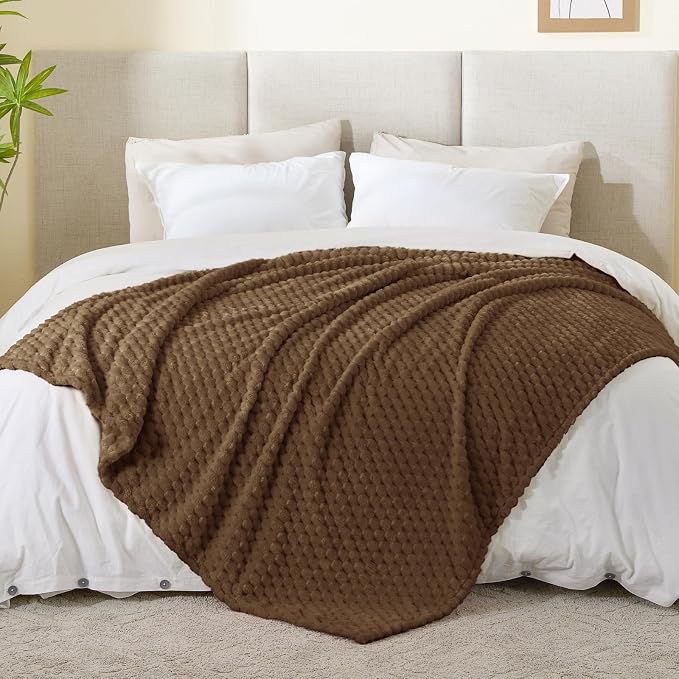 BEDELITE Brown Large Throw Blanket - Image 5
