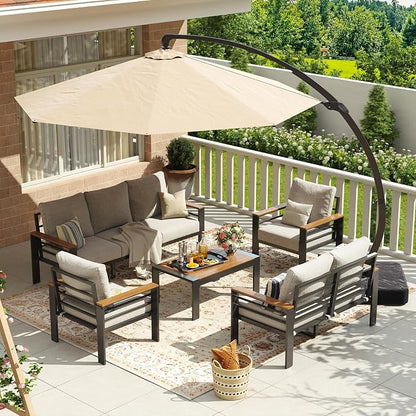 Aoxun Aluminum Patio Furniture Set by Aoxun