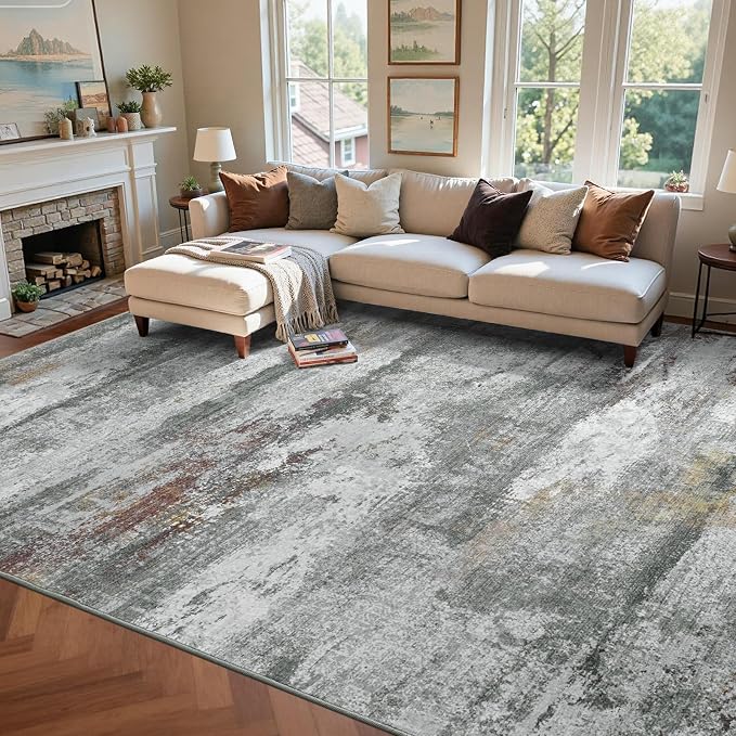 8x10 Ft Large Abstract Area Rugs by Cuzwlovita