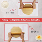 BlueBark 2 PCS - 32"L x 24"W Non-stick Silicone Baking Mat for Pastry & Dough, Sourdough Bread Making Tools, Kitchen Counter, Cooking Enthusiasts