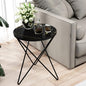 HLR Modern Round Side Table, End Table by HomeDeservesaRelaxLiving