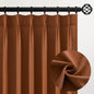 Pleated Linen Curtains 96 Inches Long by Topfinel