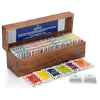 Octavius Gift's Select - Assorted Tea in Wooden Box | 6 Flavors, 60 Tea Bags | Black & Green Tea | Gifts for Women & Men | Pack of 1