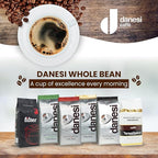 Danesi Caffe Italian Whole Coffee Beans - Espresso Coffee Beans and Medium Roast Whole Bean - Perfect for Espresso Machines, French Press, and Home Brewing - Gold (4.5 lb)