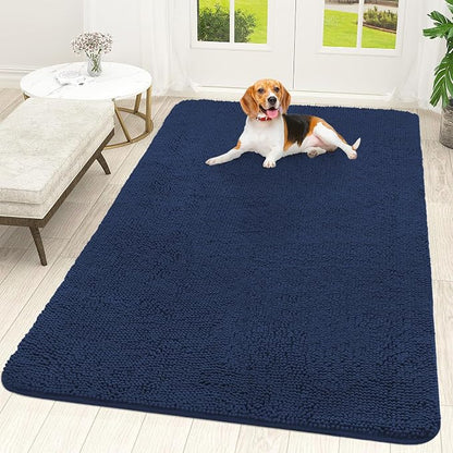 OLANLY Dog Door Mat for Muddy Paws 70x46, Super Absorbent Chenille Mud Mat | by OLANLY