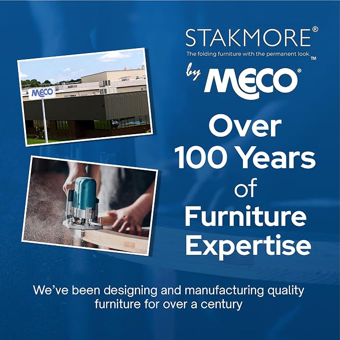 Stakmore Classic Straight Edge Square Folding Card Table 32x32 - Image 7
