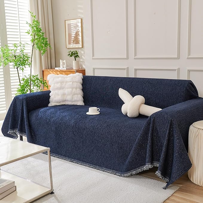 DREAMINGO Sofa Covers Washable Thick Chenille Couch Cover by DREAMINGO