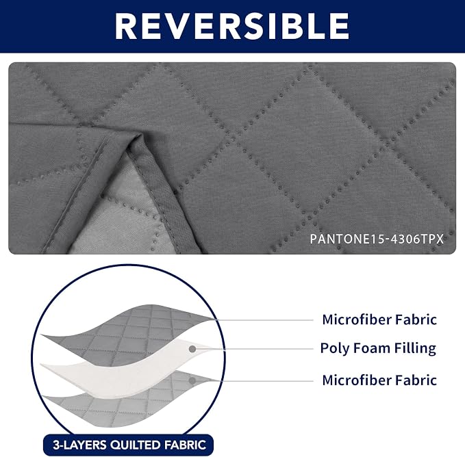PureFit Water Resistant Reversible Sofa Covers - Image 5