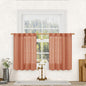 Short Window Linen Curtains 36 Inch Length 2 Panels, 34x36 Inch | Kitchen by LAMIT
