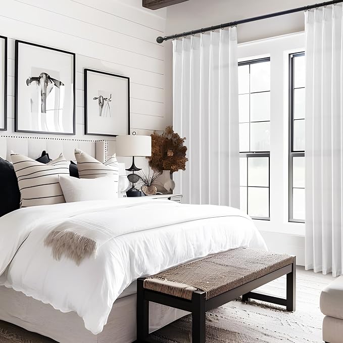 Cute White Sheer Curtains 96 Inches Long - Image 7