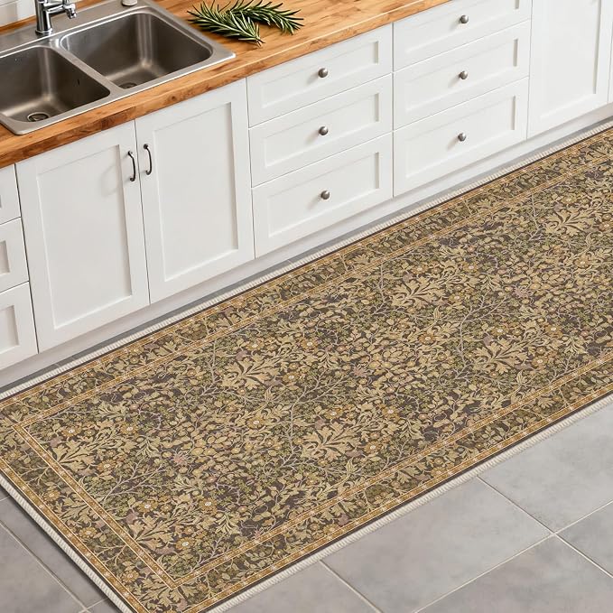 Washable 2'6" x 10' Runners for Hallways, Non Slip Long Floor Runner for Kitchen - Image 2