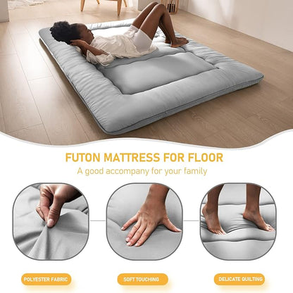 MAXYOYO Japanese Floor Mattress Futon Mattress, Thicken Sleeping Pad Foldable - Image 9