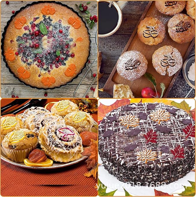 Thanksgiving Icing Piping Tips frosting kit Cake Decorating Tools disposable and Reusable Piping Bags Couplers Kit
