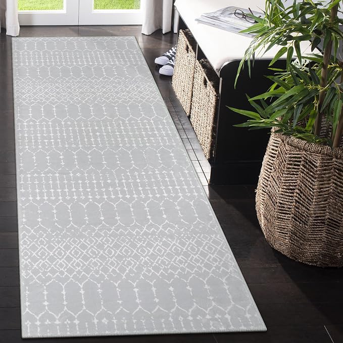 Lahome Moroccan Runners for Hallways 2x6 Washable Non-Slip Carpet Runner Throw - Image 3