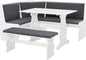 Linon Lucy Charcoal Nook by Linon