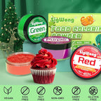Food Coloring Powder - 6 Colors Vibrant Powdered Edible Food Coloring, Upgraded Food Grade Food Dye Powder for Baking, Cake Decorating, Cookies, Icing, Cooking, Slime Making Kit and DIY Crafts - 5g/Bottles