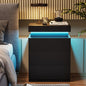 ADORNEVE Nightstand with Charging Station and LED Lights, Night Stand with by ADORNEVE