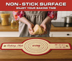 Silicone Sourdough Bread Sling – 2PCS NonStick Baking Mat for Dutch Oven, High Degree Reusable Dough Lifter Liner for Bread Proofing and Baking, Heat Resistant and Easy to Clean with Long Handle