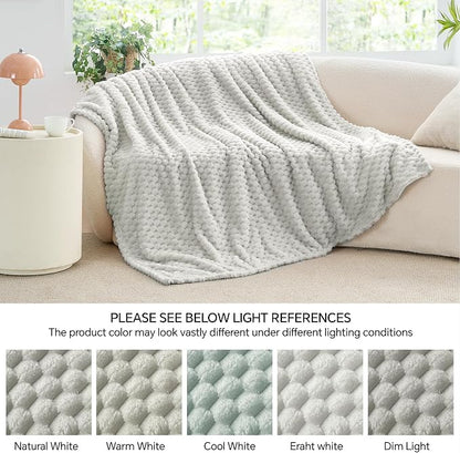 BEDELITE Light Grey Twin Blanket - Image 7