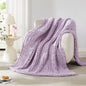 L'AGRATY Chunky Knit Throw Blanket by LAGRATY