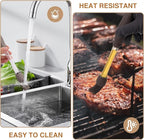 8 Pcs Silicone Brush Cooking Set, Heat Pastry Basting Brush for Home Outdoor Use Cooking BBQ Barbecue Baking