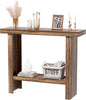 LIFECHOVY Farmhouse Wood Entryway Table Narrow Console Tables by MJOMKN