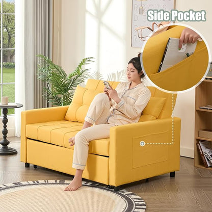 GOSUHI 52" Sleeper Sofa with Pull-Out Bed, 3-in-1 Convertible Sofa Bed - Image 7