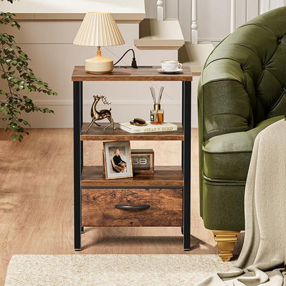 SUPERJARE Nightstand Set of 2, Bed Side Tables - Image 7