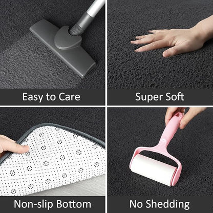 Small Area Rugs for Bedroom, 2×4 Non Slip Runner Rug, Indoor Rug Runner for - Image 3