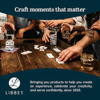 Libbey Preston Tumbler and Rocks Glasses Set, All Purpose Everyday Drinking Glasses Set of 16, Dishwasher Safe Kitchen Glassware Set