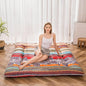 MAXYOYO Bohemian Retro Floor Mattress Vintage Floral Japanese Futon Mattress by MAXYOYO