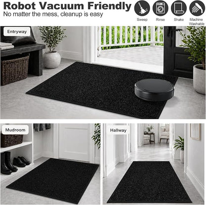 Super Absorbent Front Door Mat, Non-Slip Washable Indoor Doormats, Low Profile - Image 6
