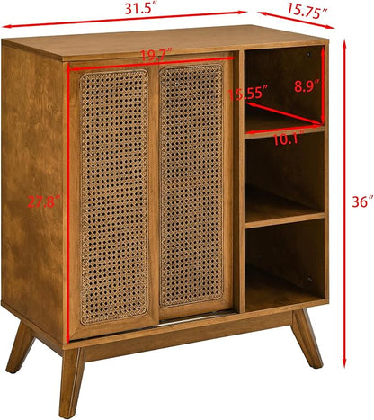 LKTART Mid Century Modern Storage Cabinet - Image 3