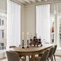 Snow White Pinch Pleated Linen 120 Inch Curtains 60 Inch Width | Linen Blend by Twodrapes
