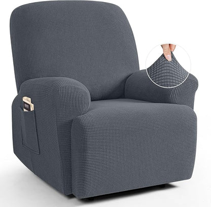 TAOCOCO Recliner Cover 4-Pieces, Recliner Stretch Sofa Slipcover, Recliner by TAOCOCO
